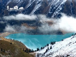 «Big Almaty Lake» 2511 m. Zailiysky Alatau. Kazakhstan.