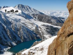 «Big Almaty Lake» 2511 m. Zailiysky Alatau. Kazakhstan.