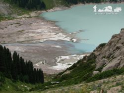 «Big Almaty Lake» 2511 m. Zailiysky Alatau. Kazakhstan.