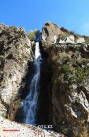 Medvezhy Waterfall 30 m., Turgen gorge. Trans-Ili Alatau Kazakhstan.