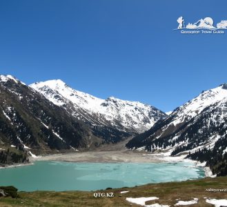 «Big Almaty Lake» 2511 m. Zailiysky Alatau. Kazakhstan.